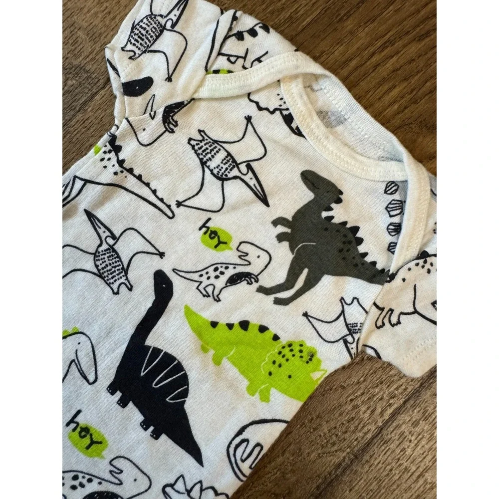 Baby Boy Newborn Bodysuits Shirts Tees Rompers Clothes Lot Dinosaur Funny Dad‎